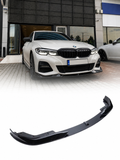 BMW 3 Serisi G20 18-22 AC Schnitzer Ön Tampon Ek Lip Piano Black