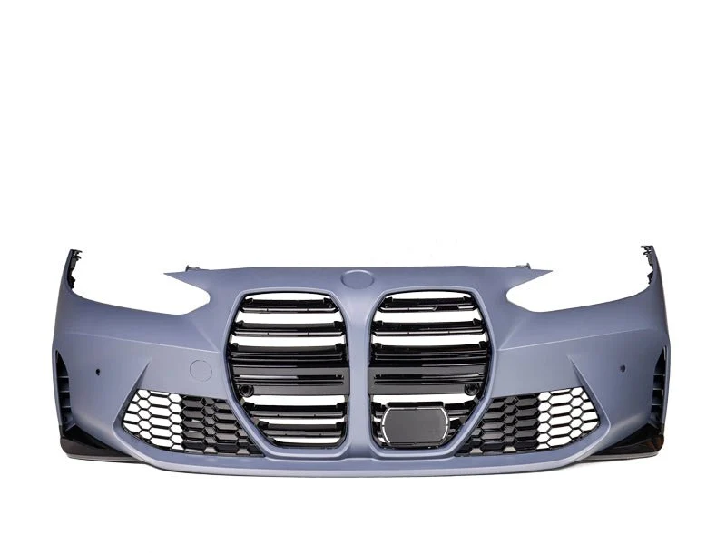 BMW G22 G23 M4 G82 Style ön tampon ve panjur seti, karşıdan ürün görünümü