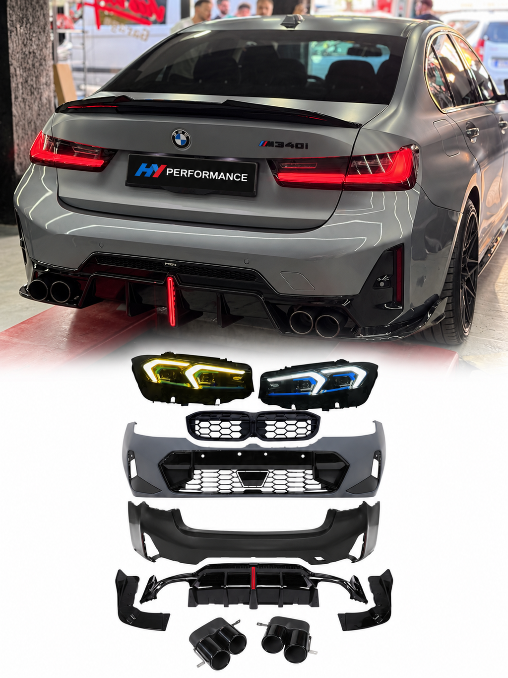 BMW 3 Serisi G20 2018-2022 Premium M Sport dönüşüm Body Kit - HY TUNING ürün görseli 1