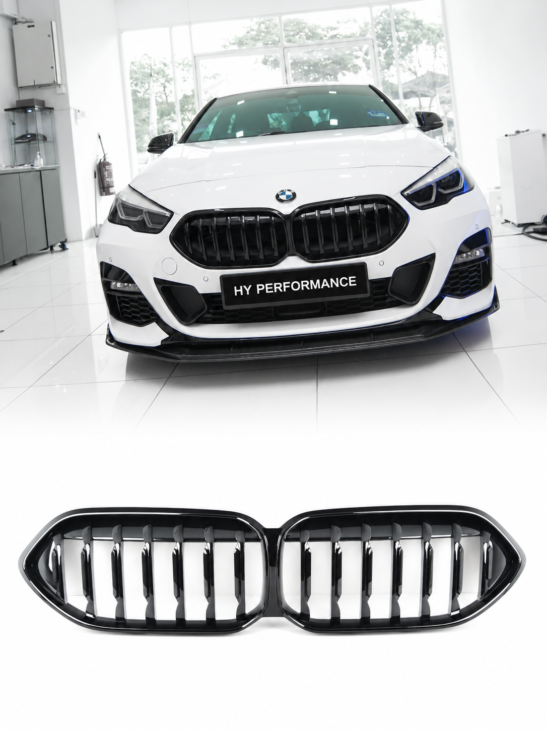 BMW F44 Gran Coupe M Sport Shadow Line Piano Siyah ön panjur