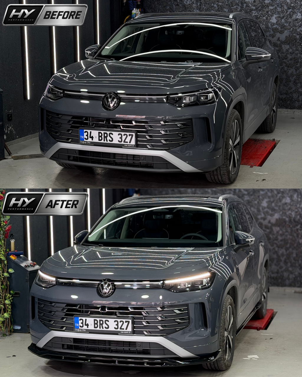 Volkswagen Tayron 2025 ve sonrası Elegance ve R Line uyumlu aero kit - HY TUNING görsel 2