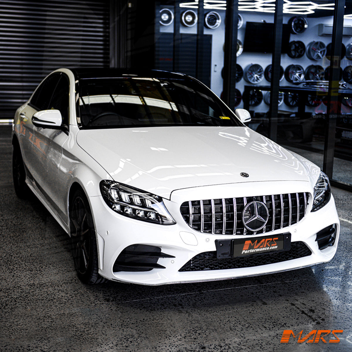 Mercedes C Serisi W205 C205 2019 makyajlı C43 AMG Style ön tampon seti ürün görseli 7