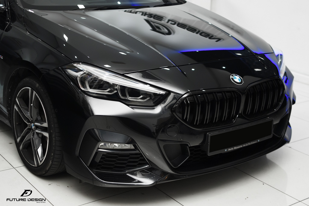 BMW F44 Gran Coupe çift çıtalı Style ön panjur uygulama görünümü