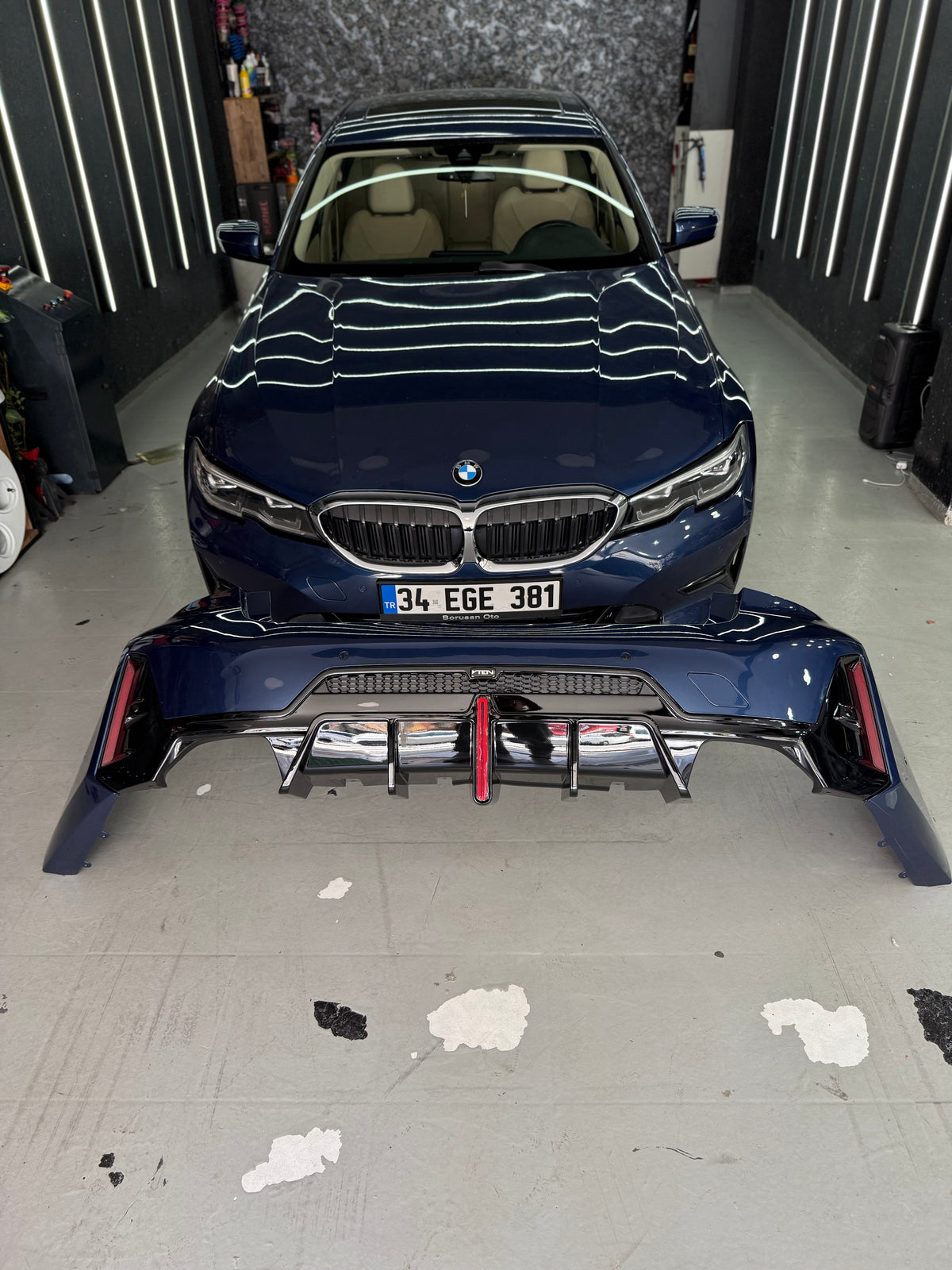 BMW 3 Serisi G20 2018-2026 VTEN Arka Tampon Body Kit Seti