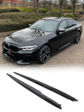 BMW 5 Serisi G30 M Performance Style parlak siyah marşpiyel alt eki