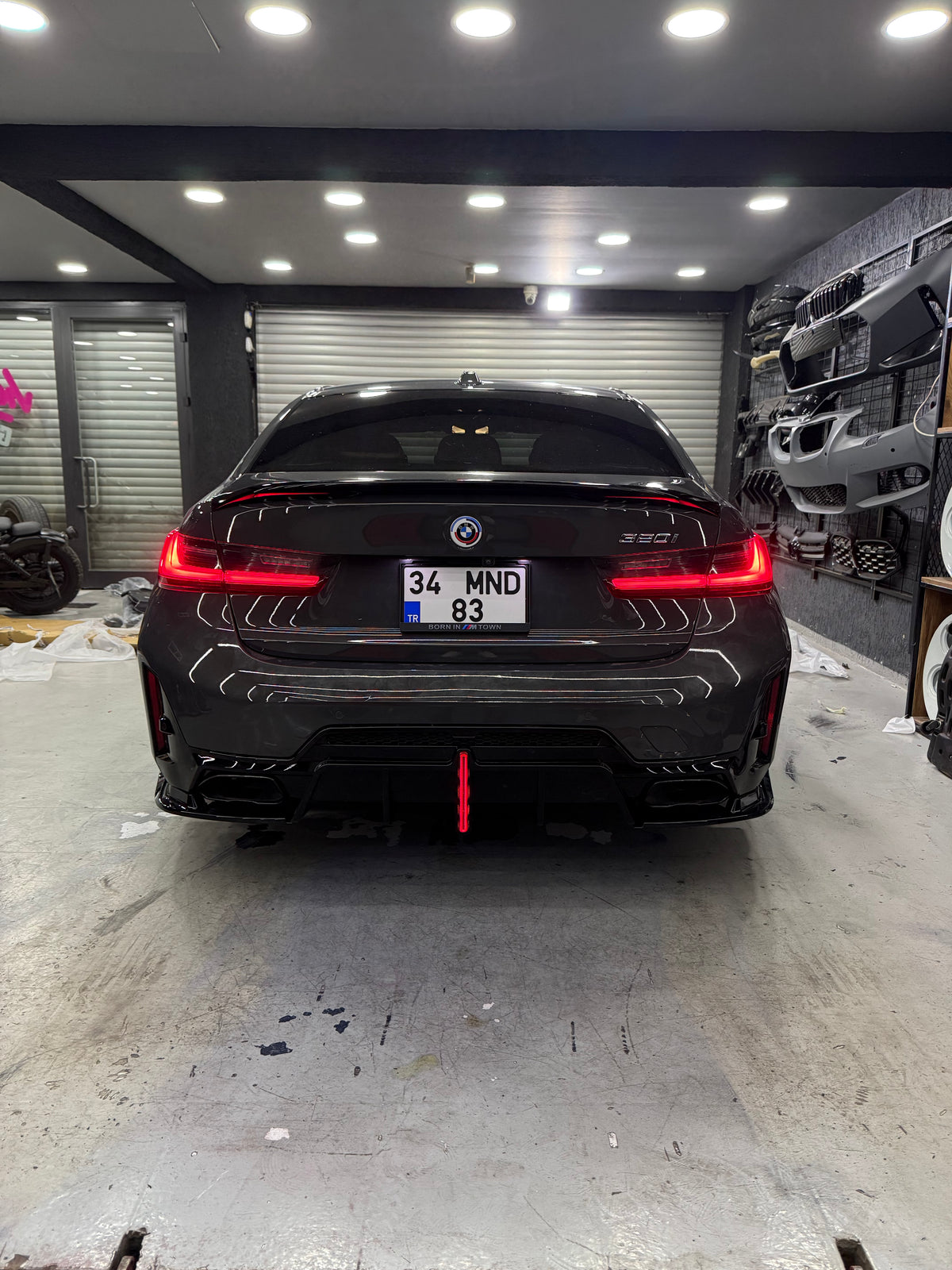 BMW 3 Serisi G20 2018-2026 Performance Style Bagaj Spoyleri - Parlak Siyah