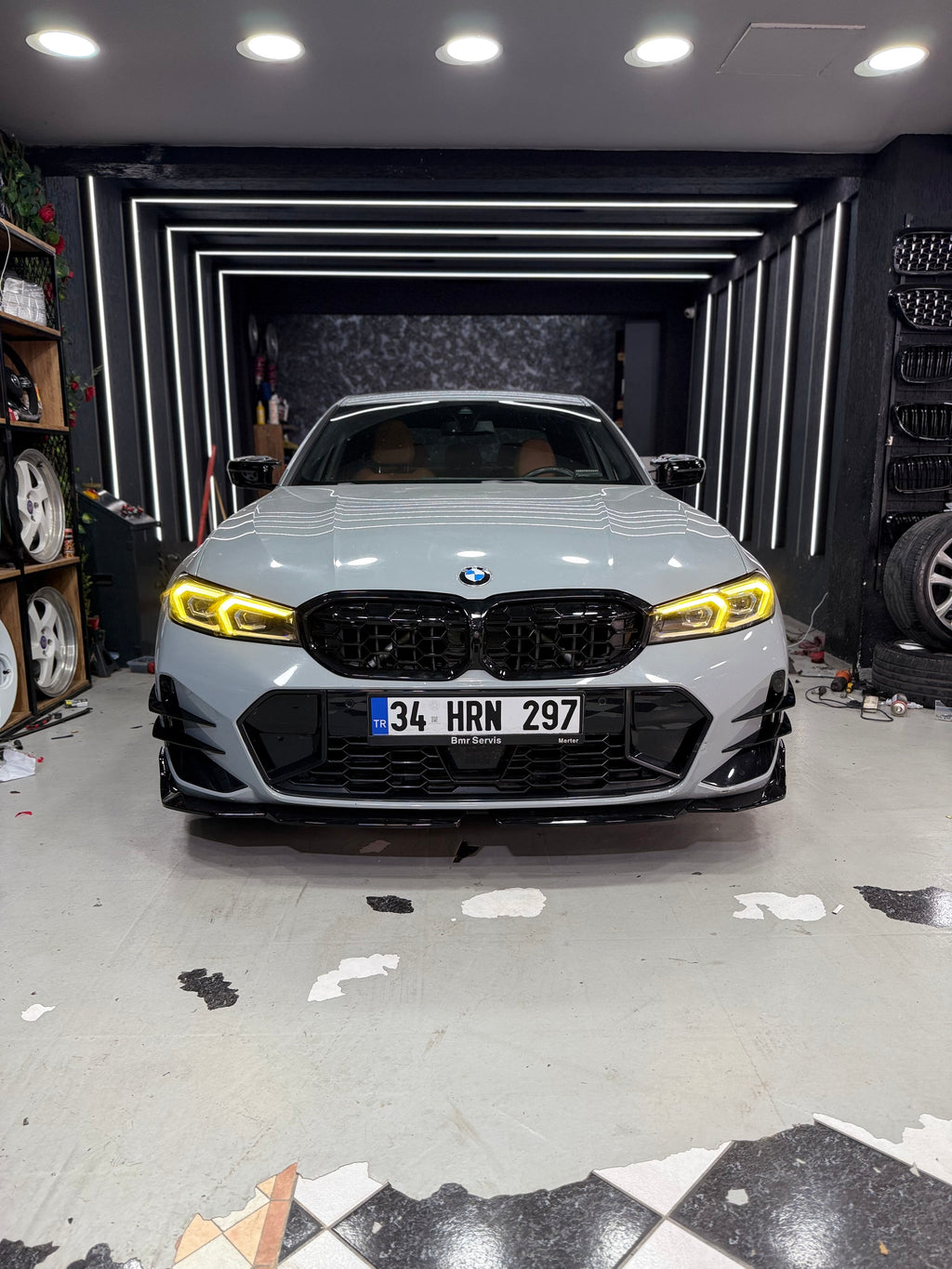 BMW 3 Serisi G20 LCI 2022-2026 M Performance Ön Tampon Eki (Lip)
