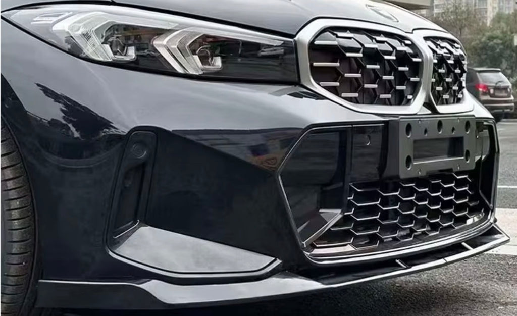 BMW 3 Serisi G20 LCI Facelift Parlak Siyah Ön Tampon Eki Lip