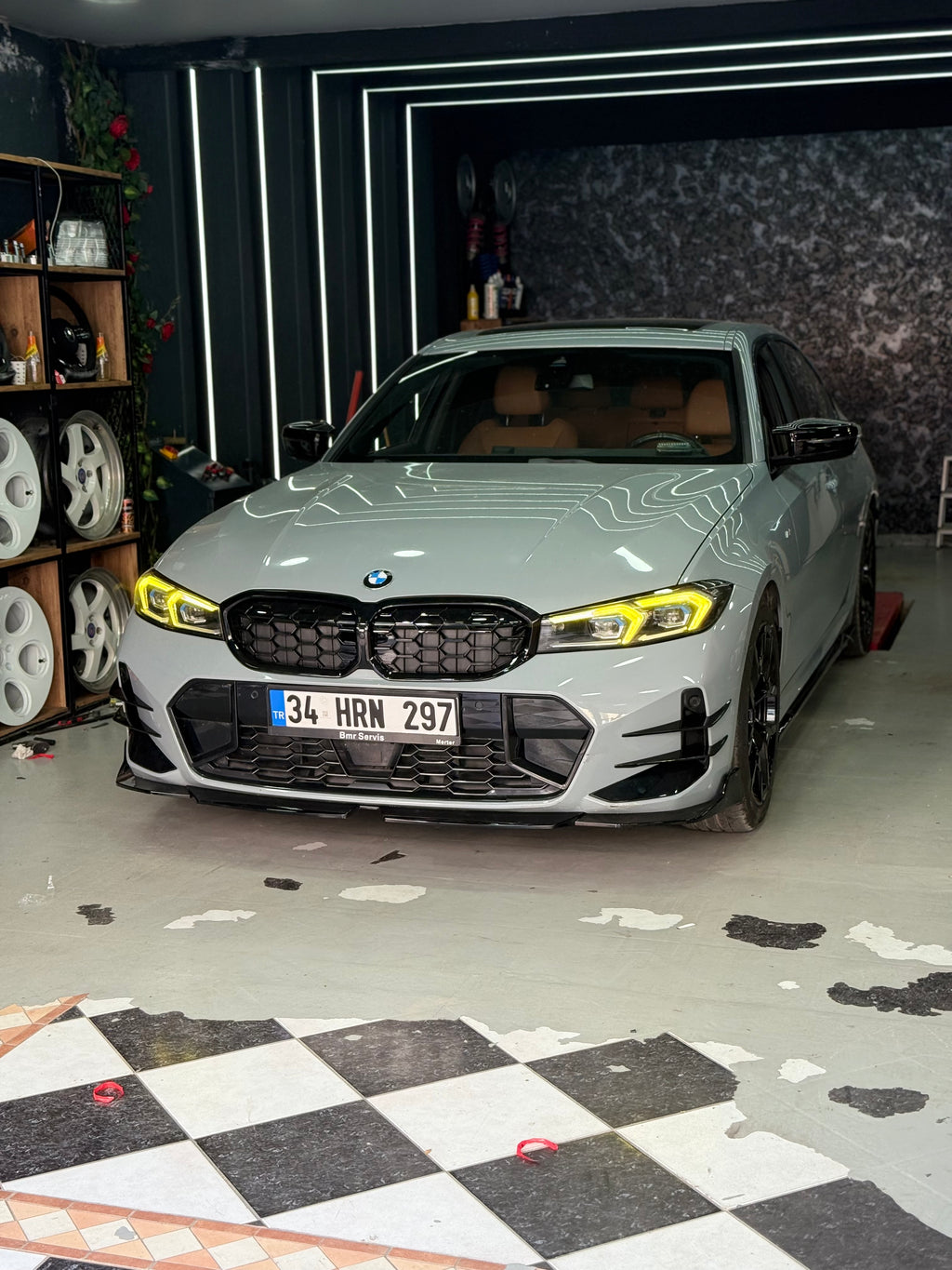 BMW 3 Serisi G20 LCI 2022-2026 M Performance Ön Tampon Eki (Lip)