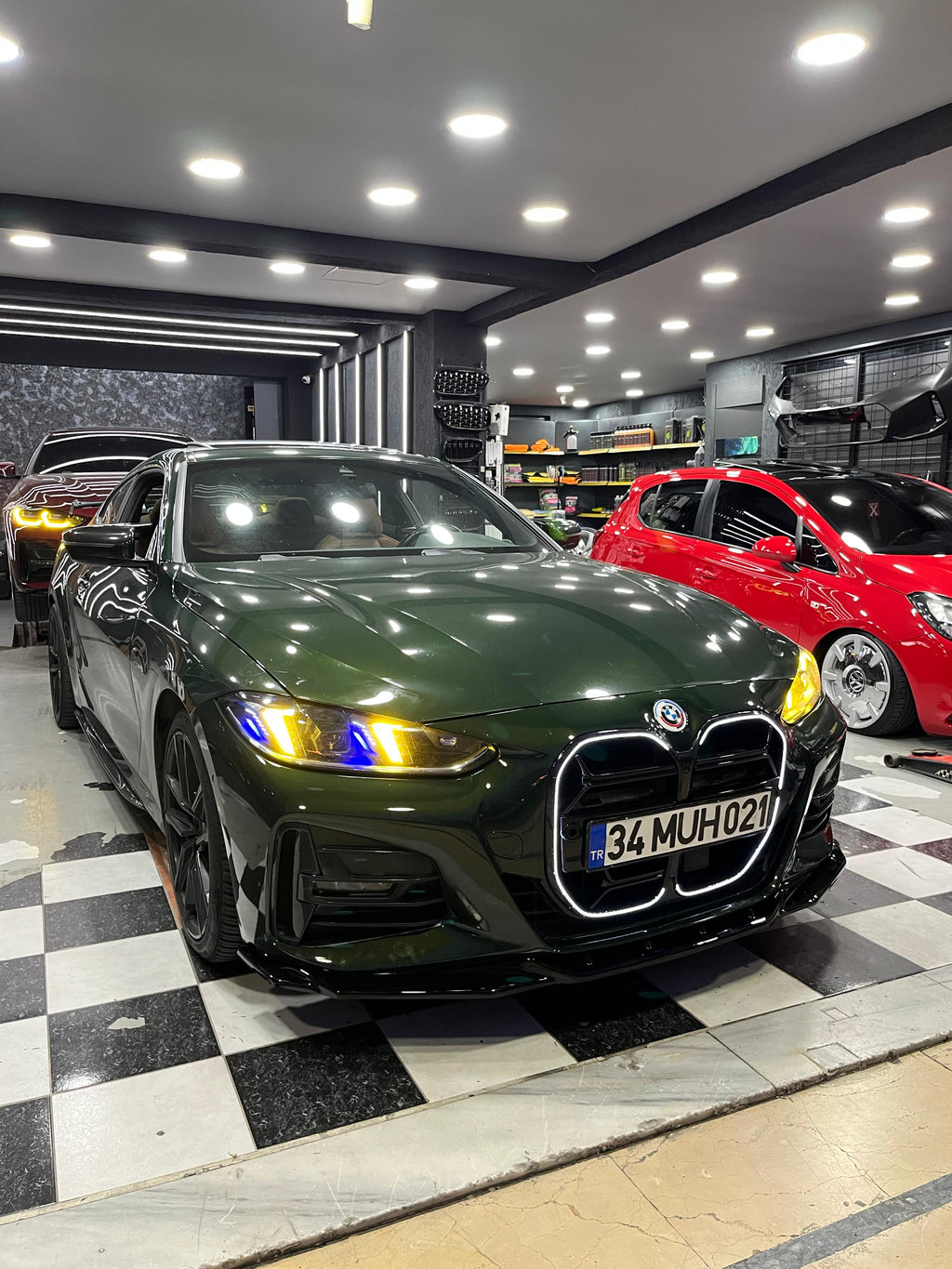 BMW M440i G22 G23 M4 CSL LED ışıklı ön panjur