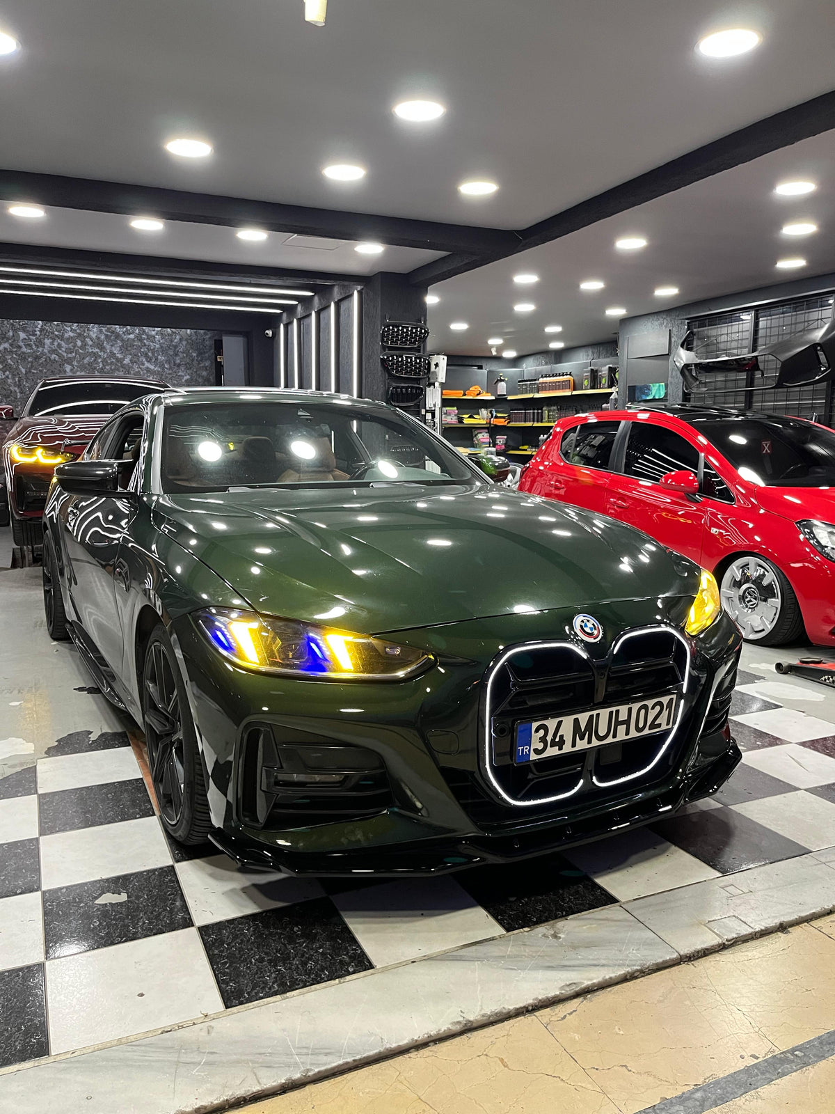 BMW M440i G22 G23 M4 CSL LED ışıklı ön panjur