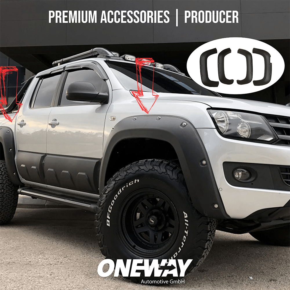 Çamurluk Dodik Seti Uyumlu VW VOLKSWAGEN Amarok MK1 2010-2016 ABE TÜV Belgeli