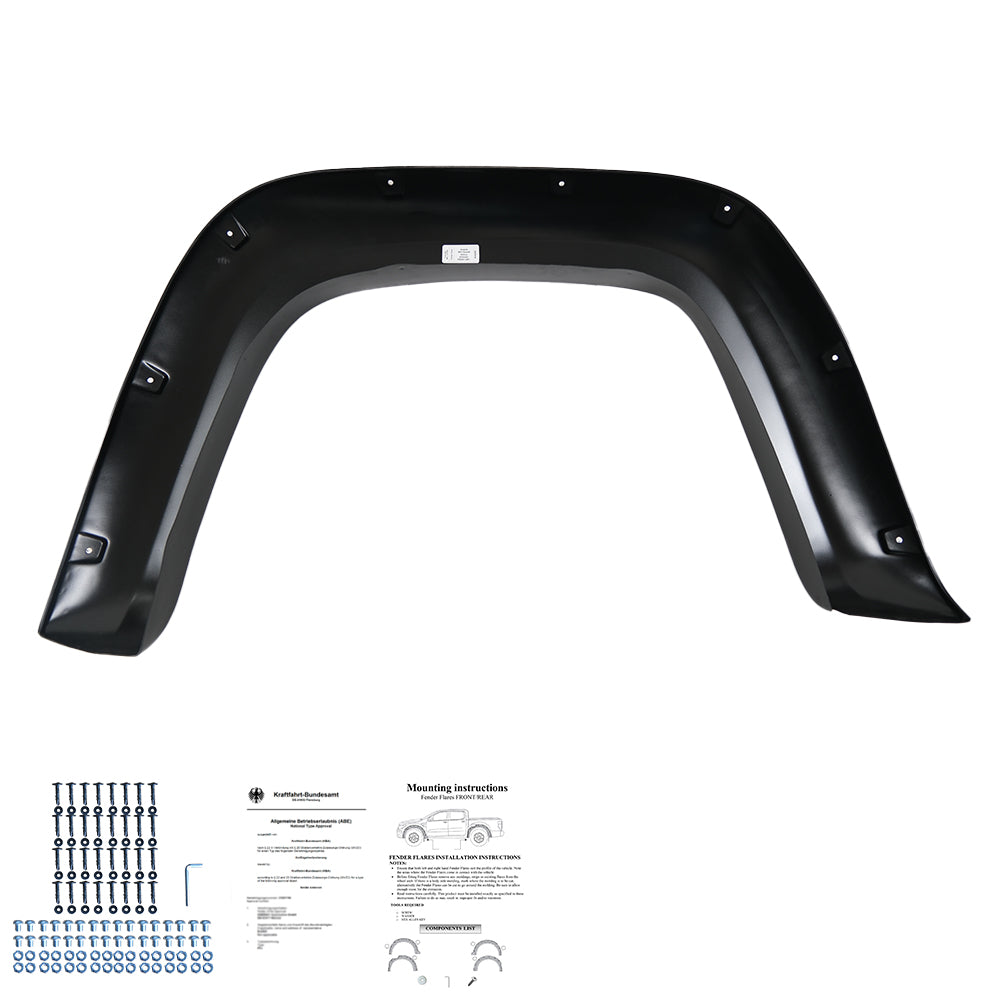 Çamurluk Dodik Seti Uyumlu VW VOLKSWAGEN Amarok MK1 2010-2016 ABE TÜV Belgeli