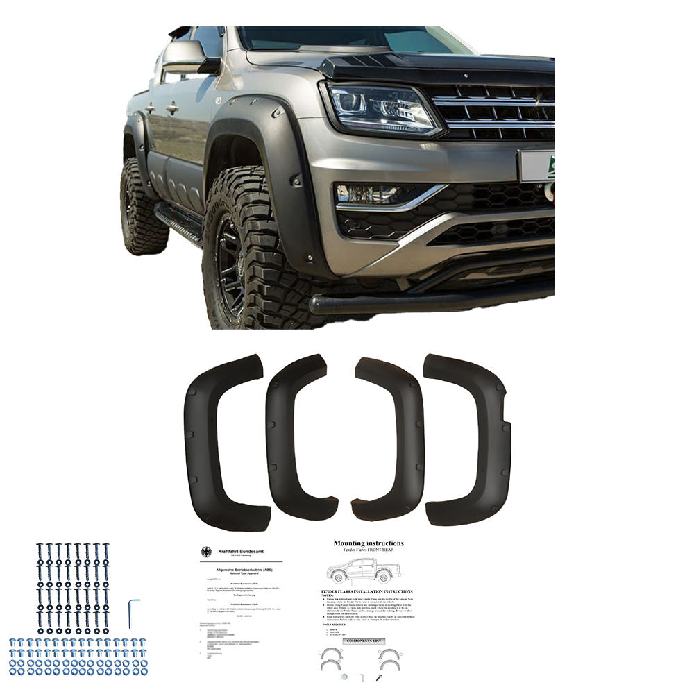 Çamurluk Dodik Seti Uyumlu VW VOLKSWAGEN Amarok MK1 Makyajlı Kasa 2016-2021 ABE TÜV Belgeli