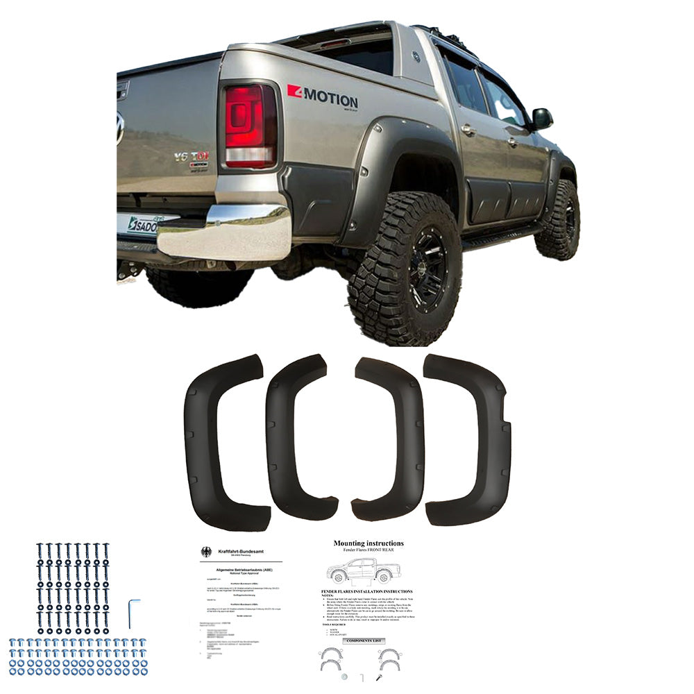Çamurluk Dodik Seti Uyumlu VW VOLKSWAGEN Amarok MK1 Makyajlı Kasa 2016-2021 ABE TÜV Belgeli