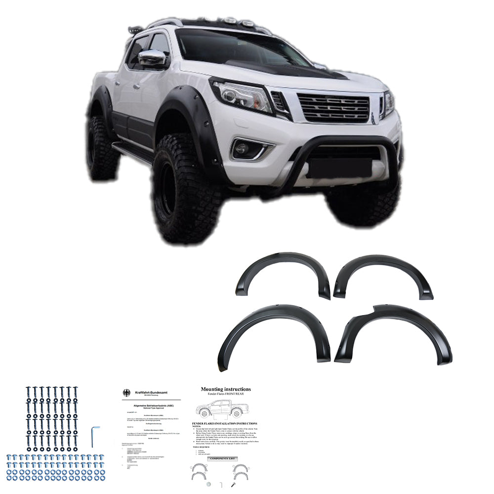 Çamurluk Dodik Seti Uyumlu NISSAN Navara NP300 (D23) 2014-2017 ABE TÜV Belgeli