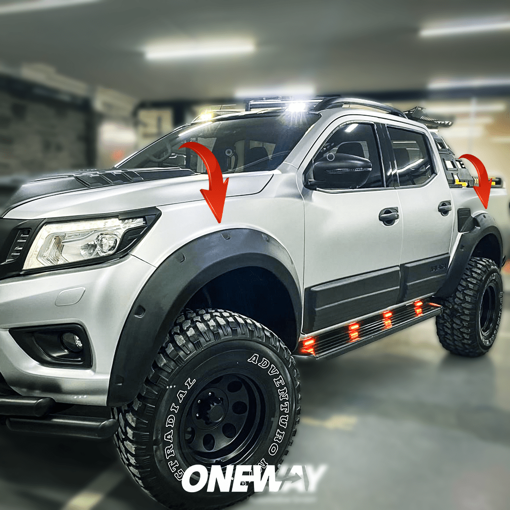 Çamurluk Dodik Seti Uyumlu NISSAN Navara NP300 (D23) 2017-2021 ABE TÜV Belgeli