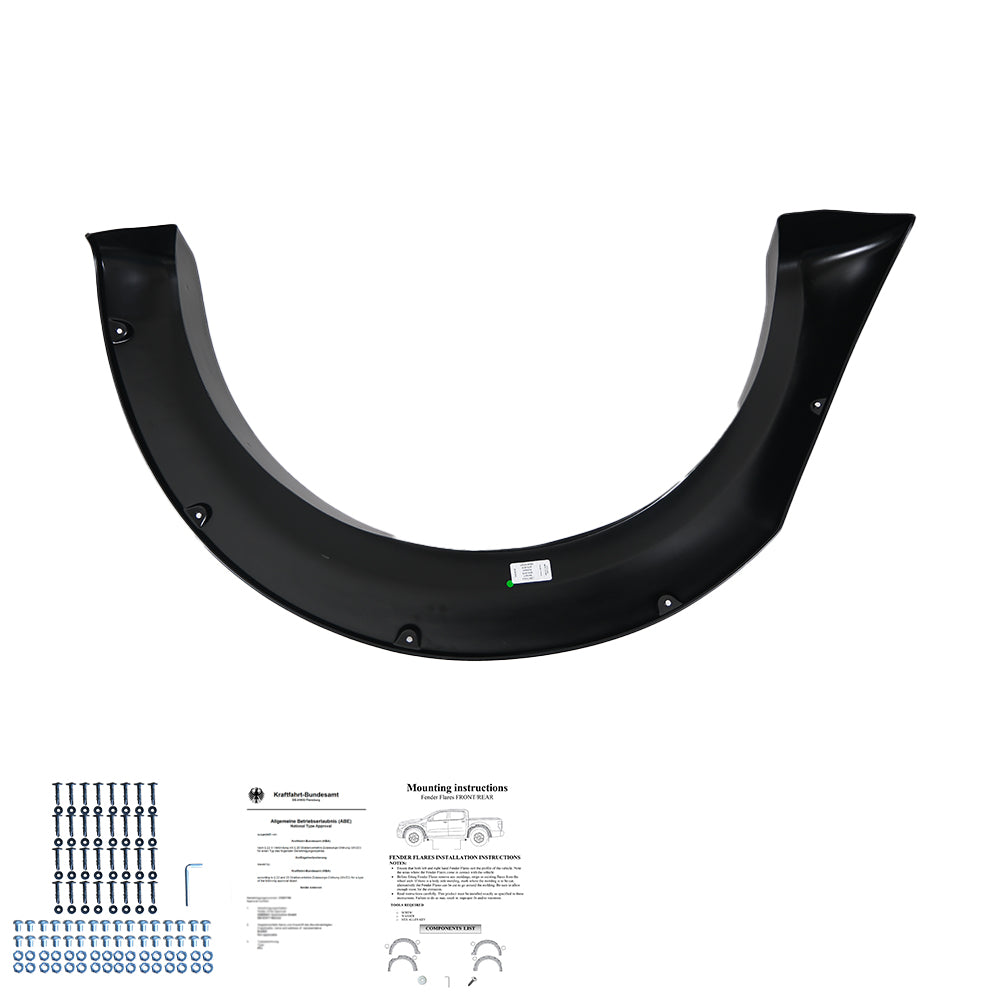 Çamurluk Dodik Seti Uyumlu MITSUBISHI L200 Triton Series 5 2015-2018 ABE TÜV Belgeli