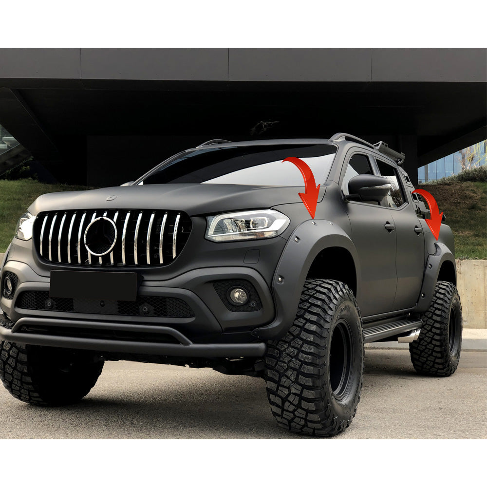 Çamurluk Dodik Seti Uyumlu Mercedes X Class W470 2017+ ABE TÜV Belgeli