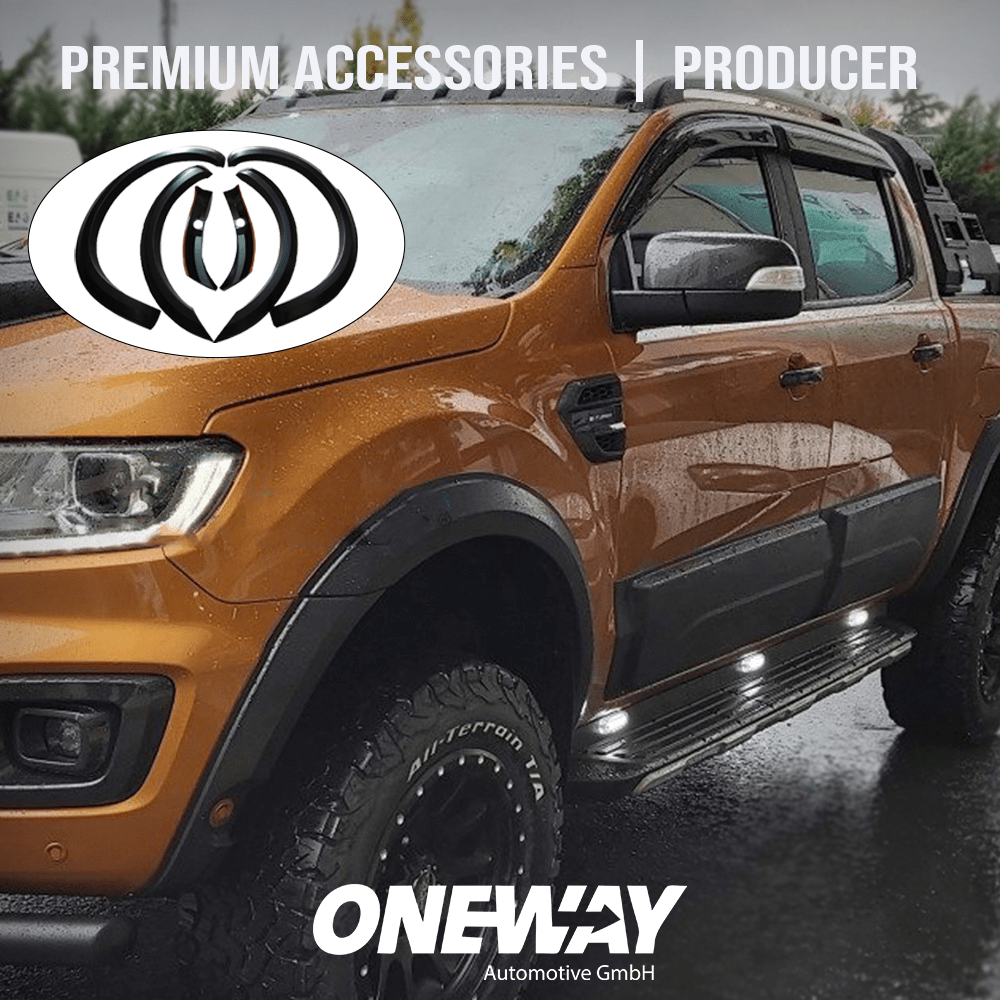 Çamurluk Dodik Seti Uyumlu FORD Ranger T8 2019-2022 ( Taped Slim ) ABE TÜV Belgeli