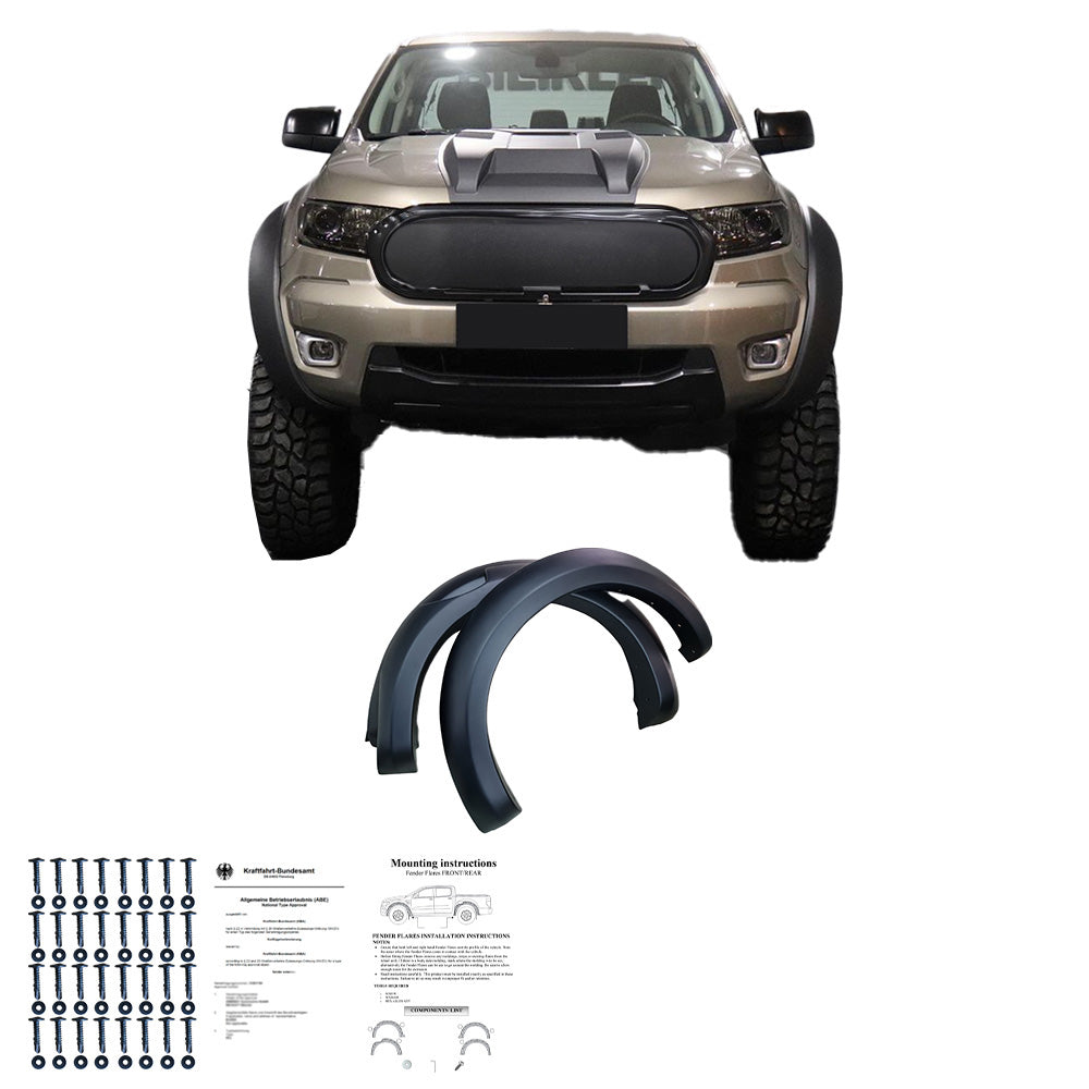 Çamurluk Dodik Seti Uyumlu FORD Ranger T6 / T7 / T8 2012-2022 ( Jumbo ) ABE TÜV Belgeli