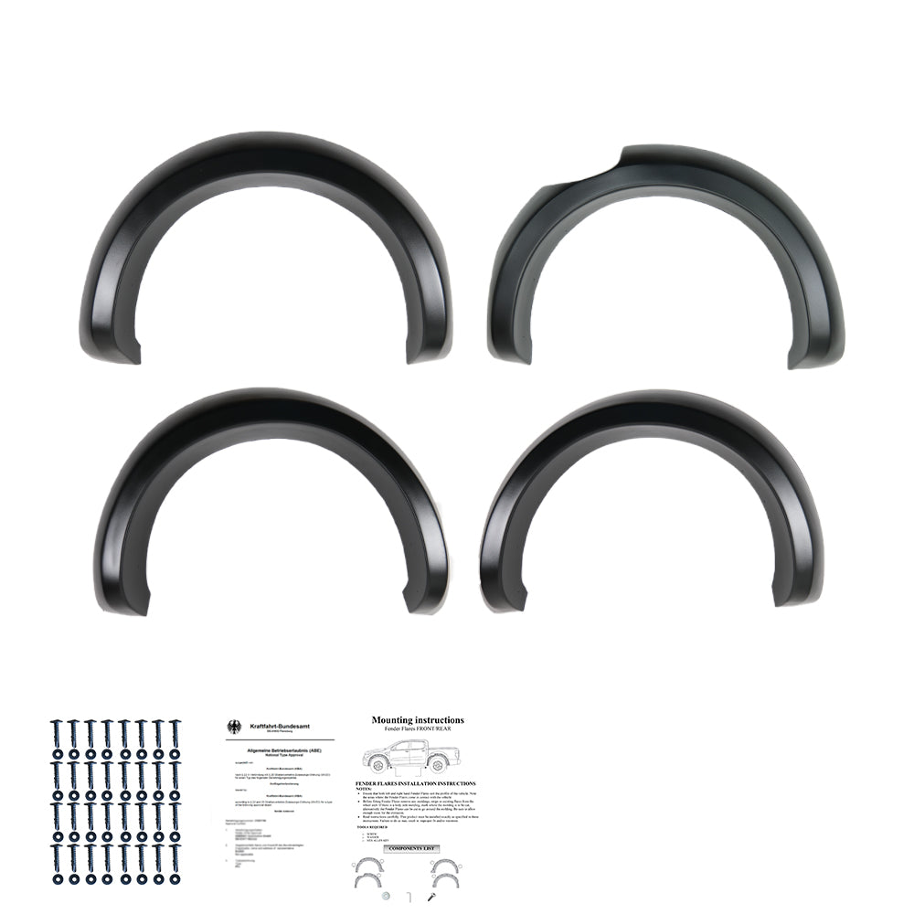 Çamurluk Dodik Seti Uyumlu FORD Ranger T6 / T7 / T8 2012-2022 ( Jumbo ) ABE TÜV Belgeli