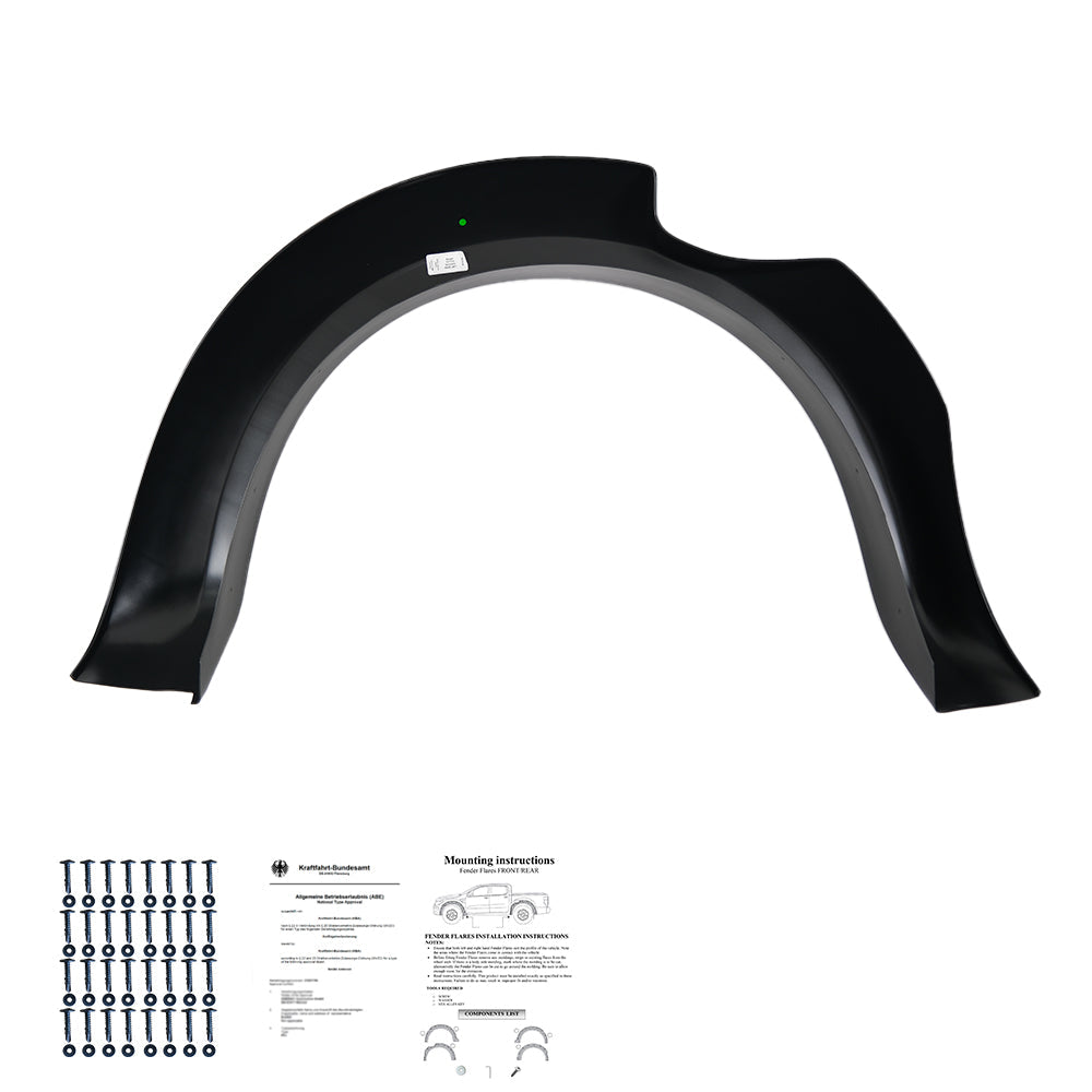 Çamurluk Dodik Seti Uyumlu FORD Ranger T6 / T7 / T8 2012-2022 ( Jumbo ) ABE TÜV Belgeli