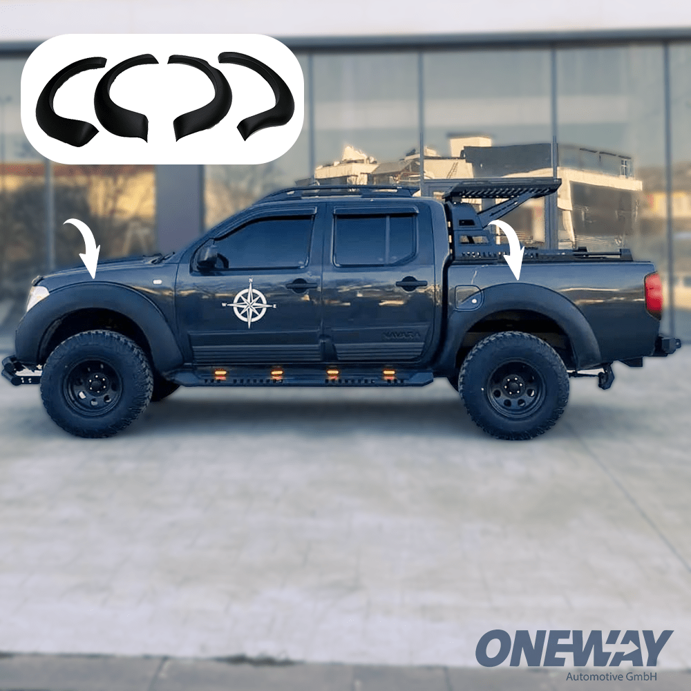 Çamurluk Dodik Seti Uyumlu NISSAN Navara D40 2005-2010 ABE TÜV Belgeli