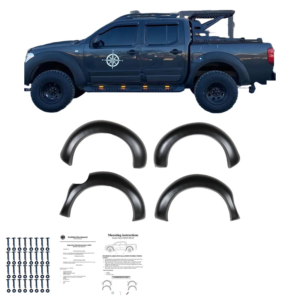 Çamurluk Dodik Seti Uyumlu NISSAN Navara D40 2005-2010 ABE TÜV Belgeli