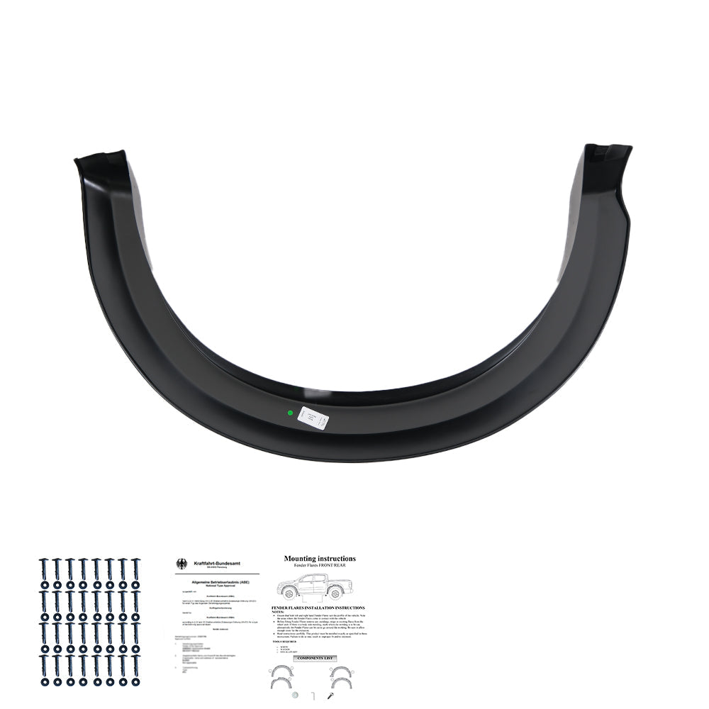 Çamurluk Dodik Seti Uyumlu FORD Ranger T9 2022+ ABE TÜV Belgeli