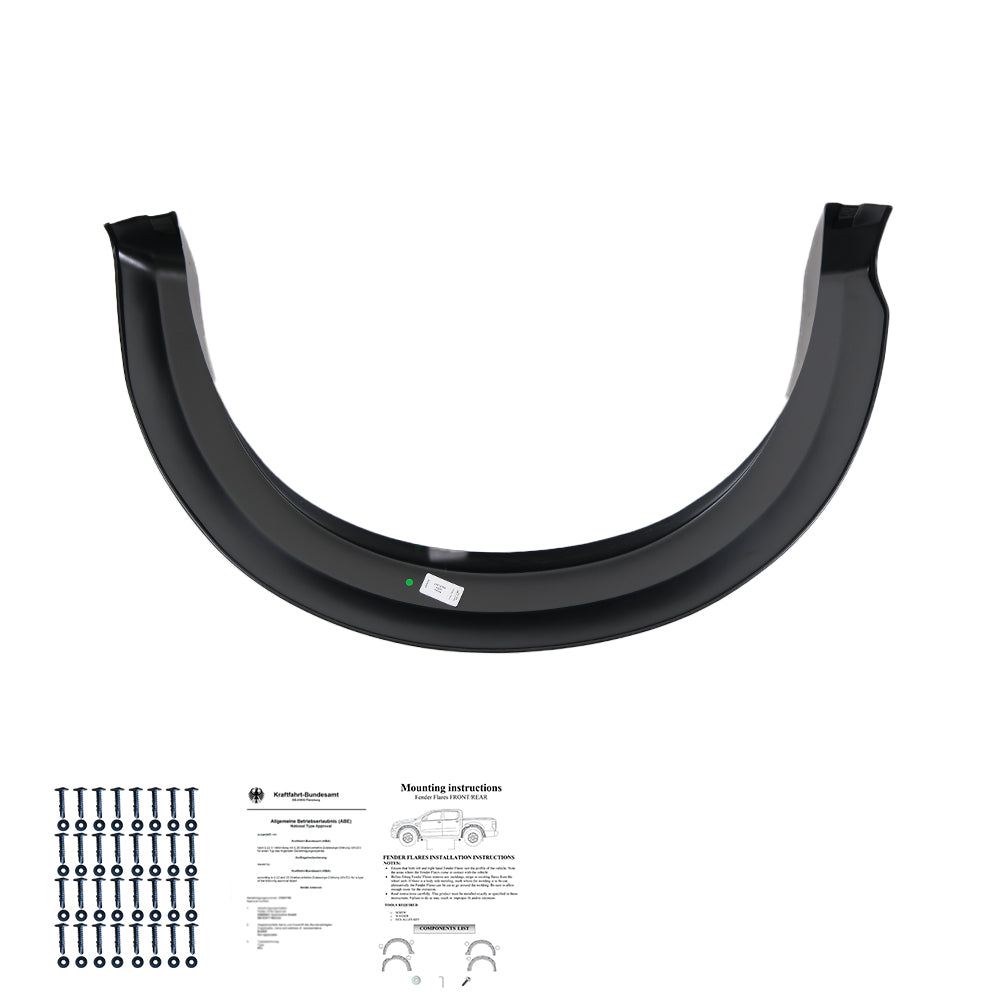 Çamurluk Dodik Seti Uyumlu FORD Ranger T9 2022+ ABE TÜV Belgeli