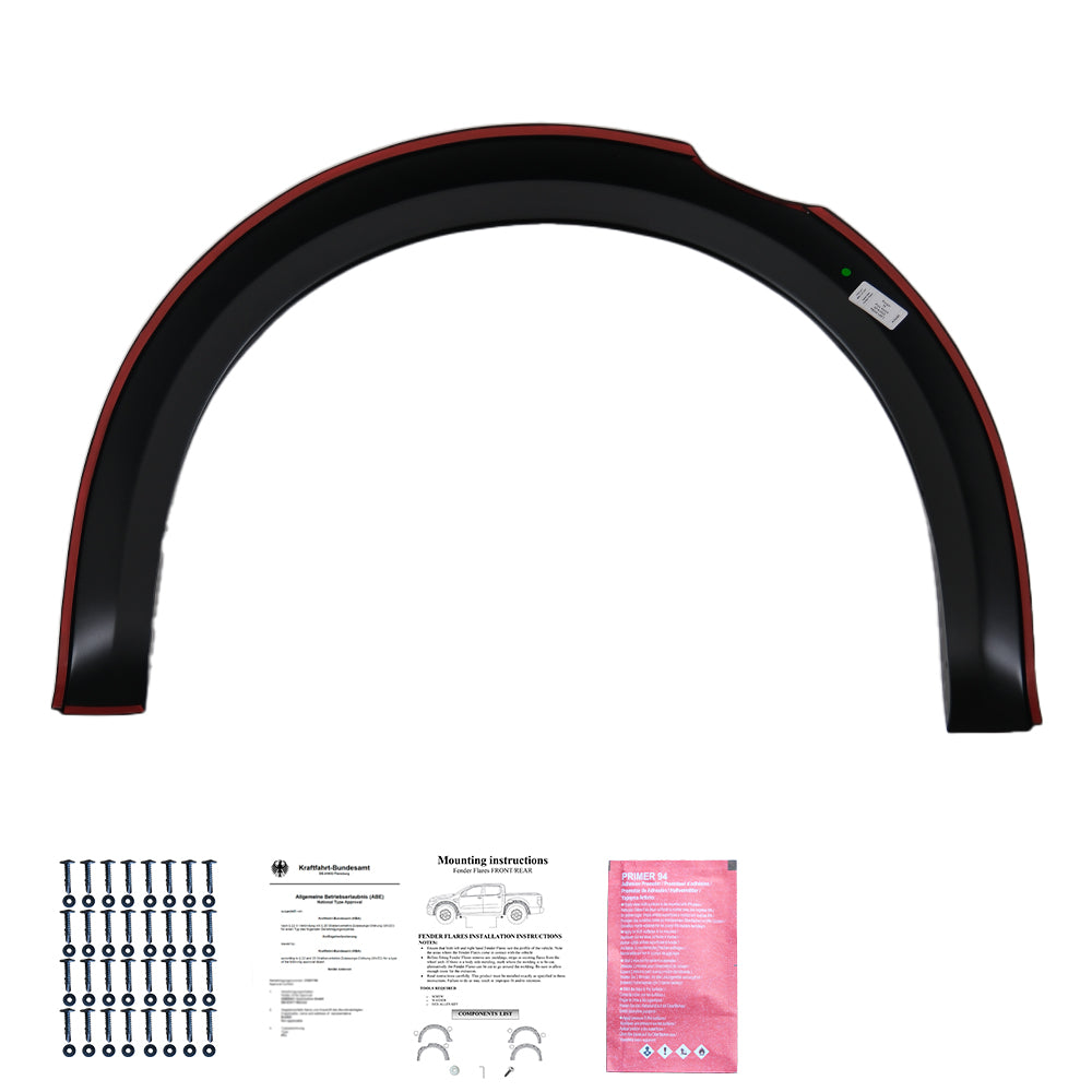 Çamurluk Dodik Seti Uyumlu FORD Ranger T6-T7 2012-2019 ( Taped Slim ) ABE TÜV Belgeli