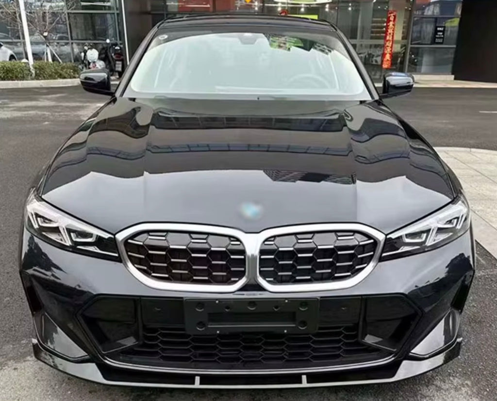 BMW 3 Serisi G20 LCI Facelift Parlak Siyah Ön Tampon Eki Lip
