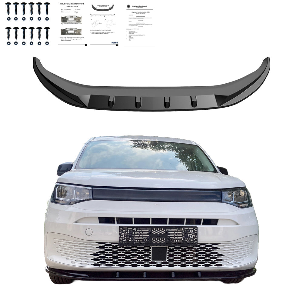Ön Tampon Eki Uyumlu VW VOLKSWAGEN Caddy MK5 2021+ v2 ABE TÜV Belgeli