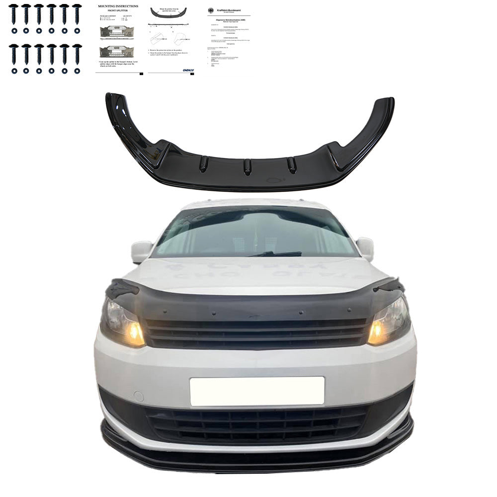 Ön Tampon Eki Uyumlu VW VOLKSWAGEN Caddy MK3 Makyajlı Kasa 2010-2015