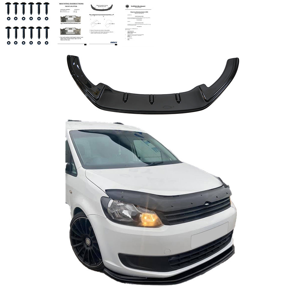 Ön Tampon Eki Uyumlu VW VOLKSWAGEN Caddy MK3 Makyajlı Kasa 2010-2015
