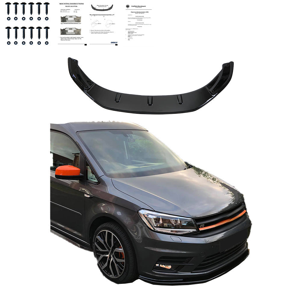 Ön Tampon Eki Uyumlu VW VOLKSWAGEN Caddy MK4 2015-2021 ABE TÜV Belgeli