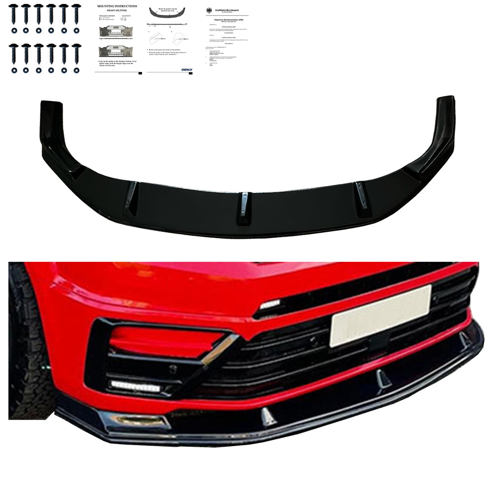 Ön Tampon Eki Uyumlu VW VOLKSWAGEN Crafter MK2 / MAN TGE MK1 Prefacelift 2017+ ABE TÜV Belgeli