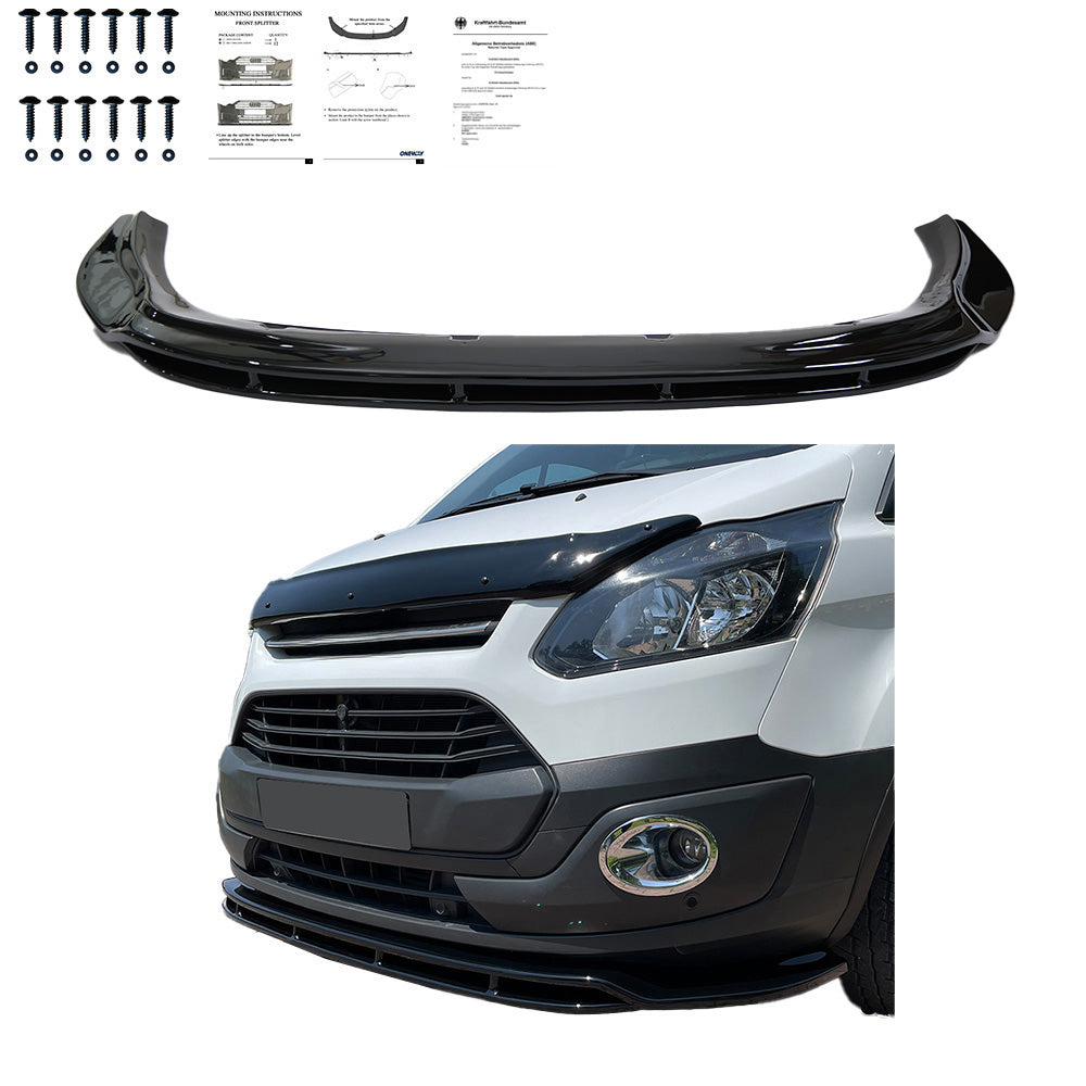 Ön Tampon Eki Uyumlu FORD Transit Custom MK1 2012-2018 ABE TÜV Belgeli