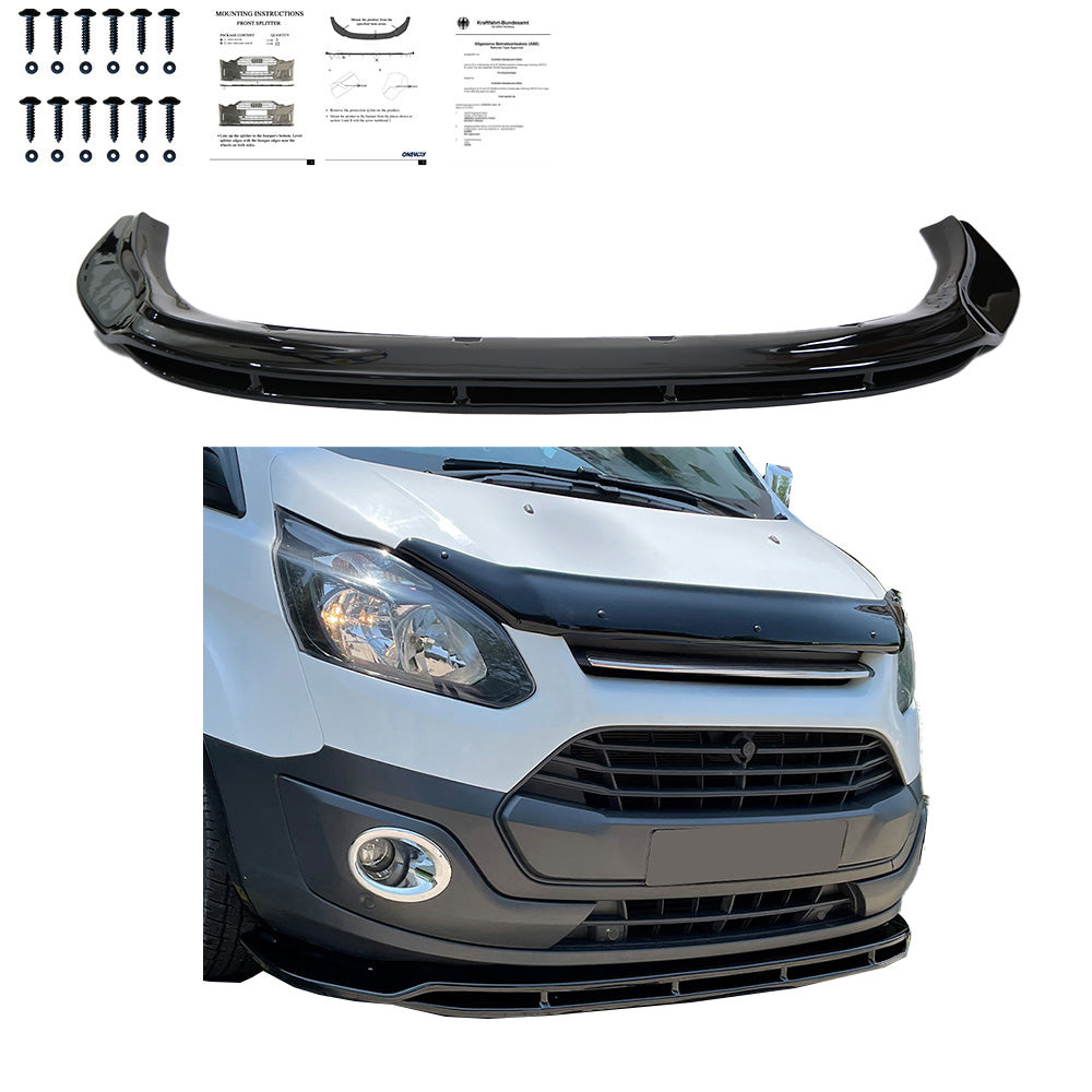 Ön Tampon Eki Uyumlu FORD Transit Custom MK1 2012-2018 ABE TÜV Belgeli