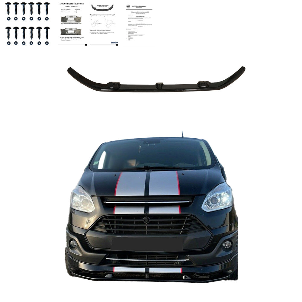 Ön Tampon Eki Uyumlu FORD Transit Custom MK1-MK1 Makyajlı Kasa Sportline 2012+ ABE TÜV Belgeli