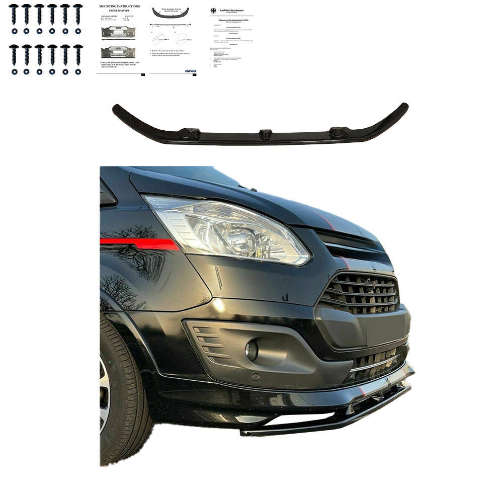 Ön Tampon Eki Uyumlu FORD Transit Custom MK1-MK1 Makyajlı Kasa Sportline 2012+ ABE TÜV Belgeli