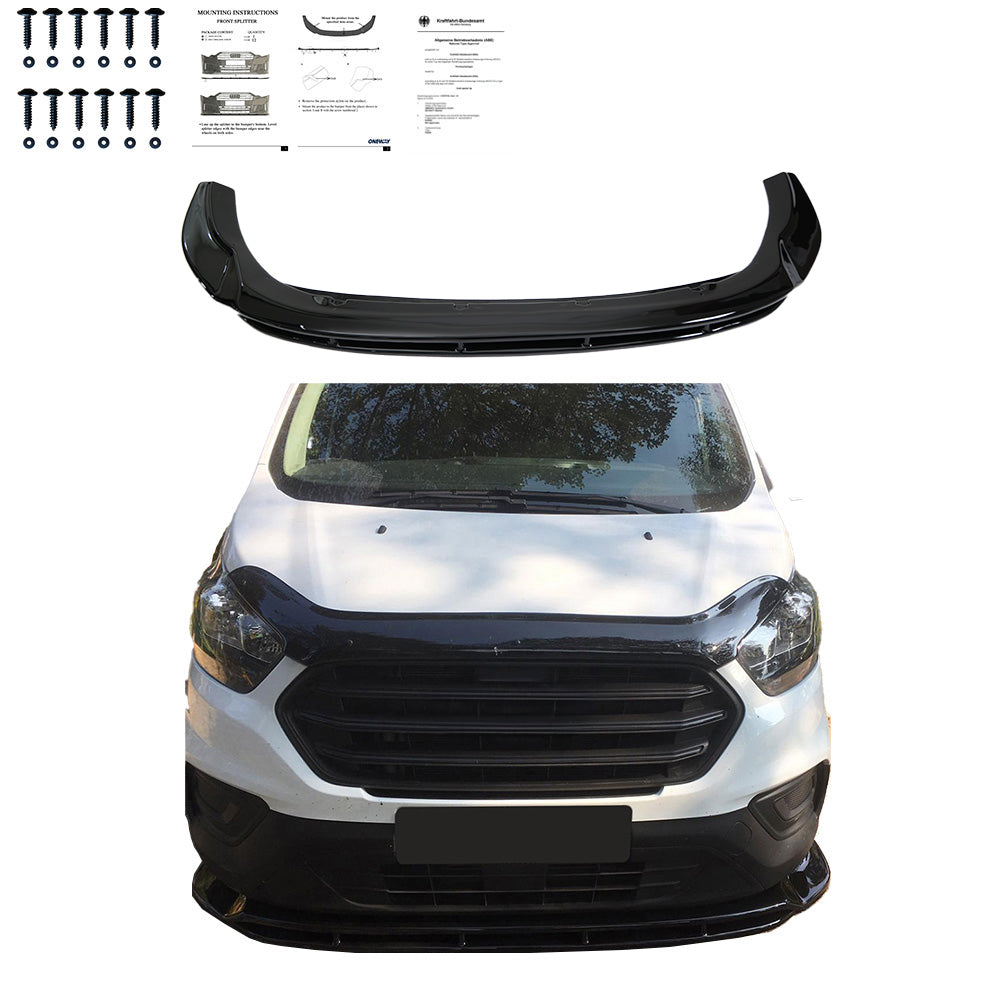 Ön Tampon Eki Uyumlu FORD Transit Custom MK1 Makyajlı Kasa 2018-2022 ABE TÜV Belgeli