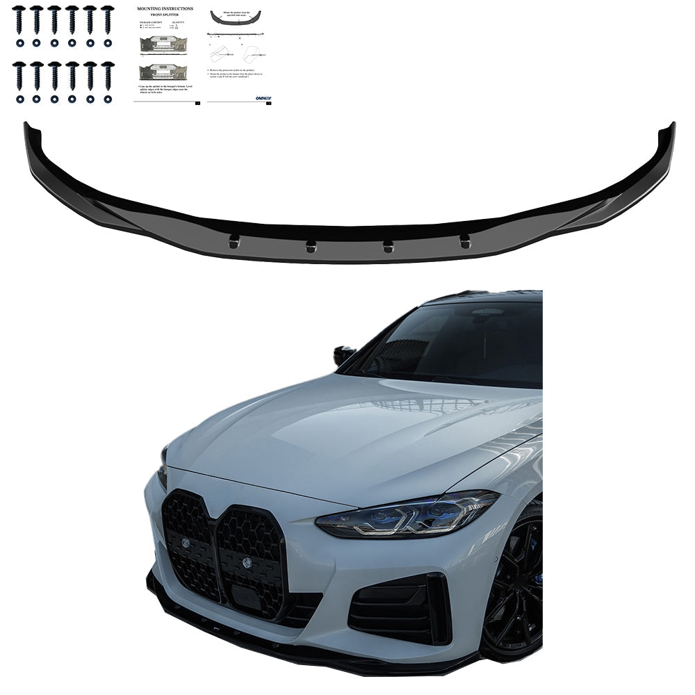 Ön Tampon Eki Uyumlu BMW i4 / 4 Series M-Pack / M440i G26 Grand Coupe 2021+ without ABE TÜV