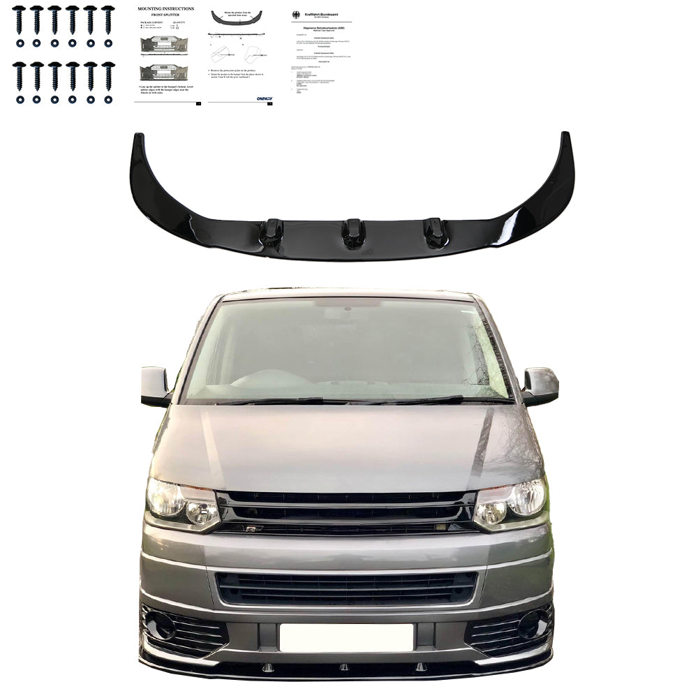Ön Tampon Eki Uyumlu VW VOLKSWAGEN Transporter T5.1 Sportline 2010-2015 ABE TÜV Belgeli
