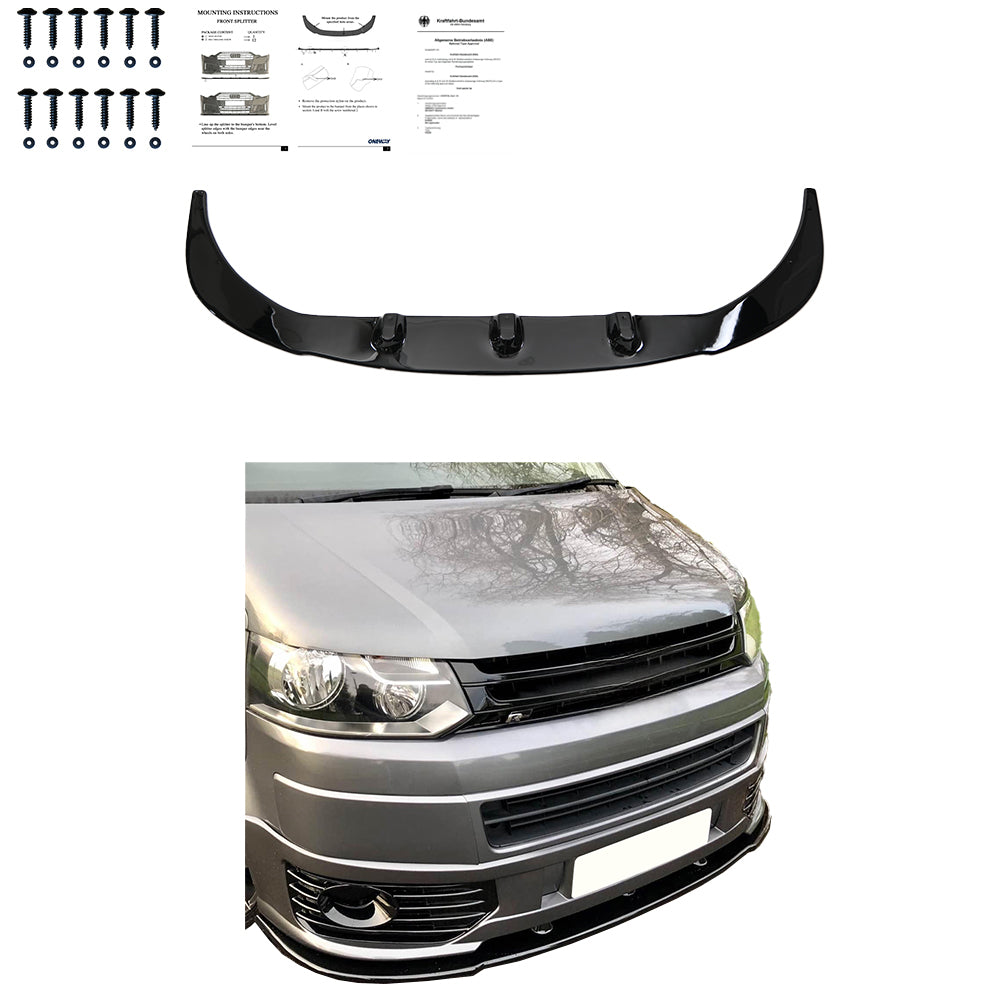 Ön Tampon Eki Uyumlu VW VOLKSWAGEN Transporter T5.1 Sportline 2010-2015 ABE TÜV Belgeli
