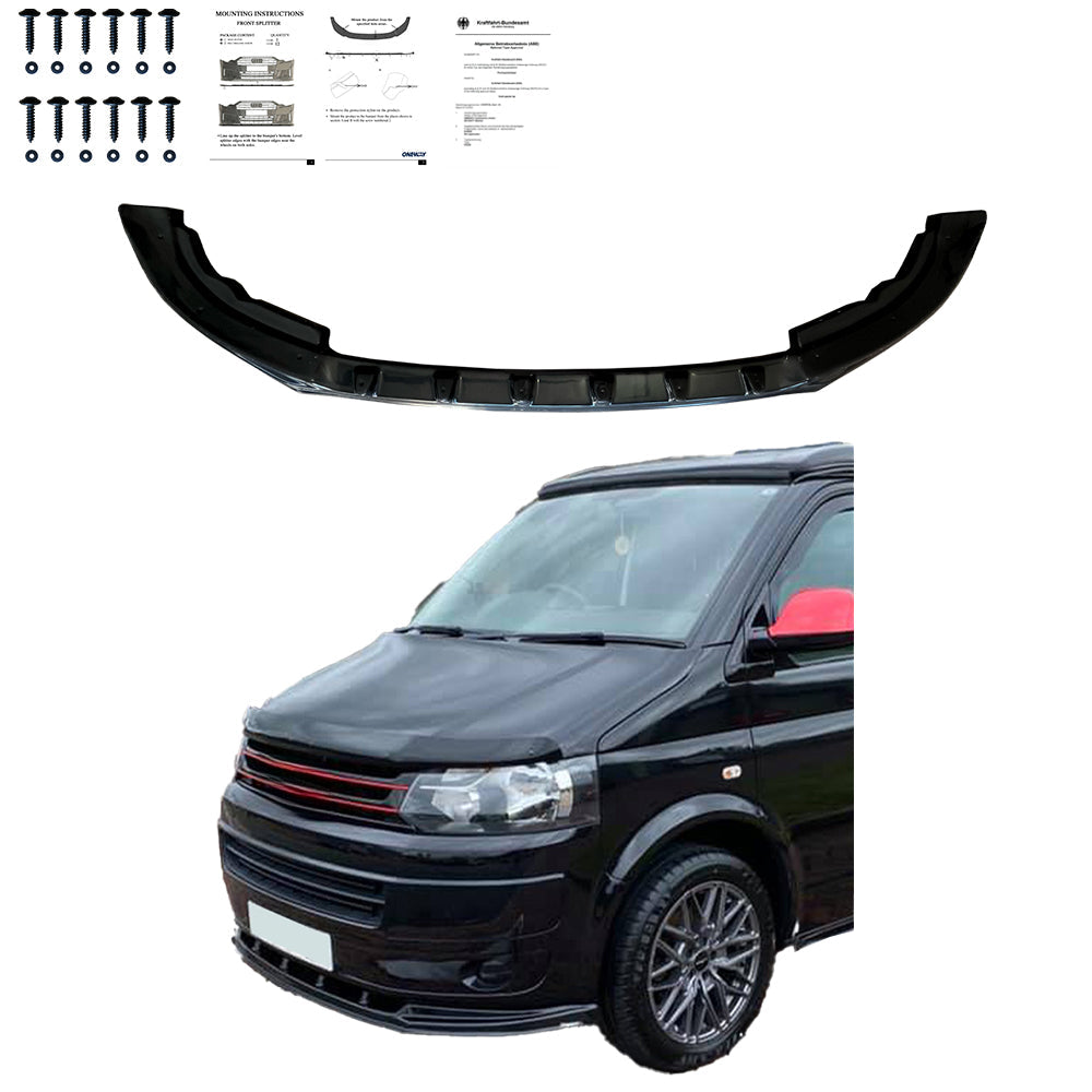 Ön Tampon Eki Uyumlu VW VOLKSWAGEN Transporter T5 2003-2009 ABE TÜV Belgeli