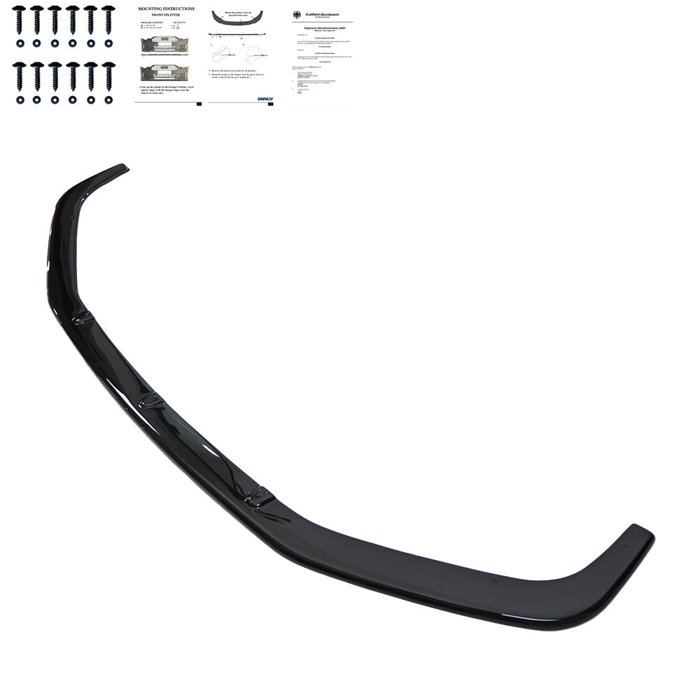 Ön Tampon Eki Uyumlu VW VOLKSWAGEN Transporter T6 Sportline 2015-2019 ABE TÜV Belgeli