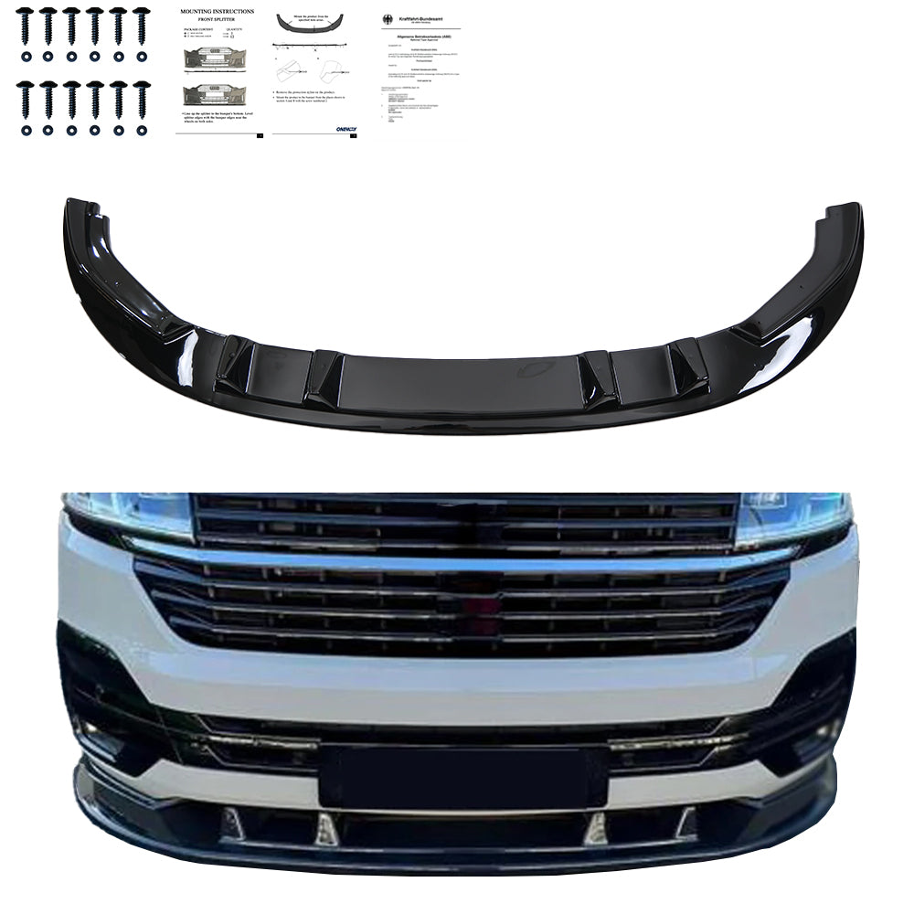 Ön Tampon Eki Uyumlu VW VOLKSWAGEN Transporter T6.1 2019-2021 v2 ABE TÜV Belgeli