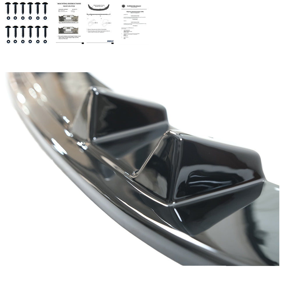 Ön Tampon Eki Uyumlu VW VOLKSWAGEN Transporter T6.1 2019-2021 v2 ABE TÜV Belgeli